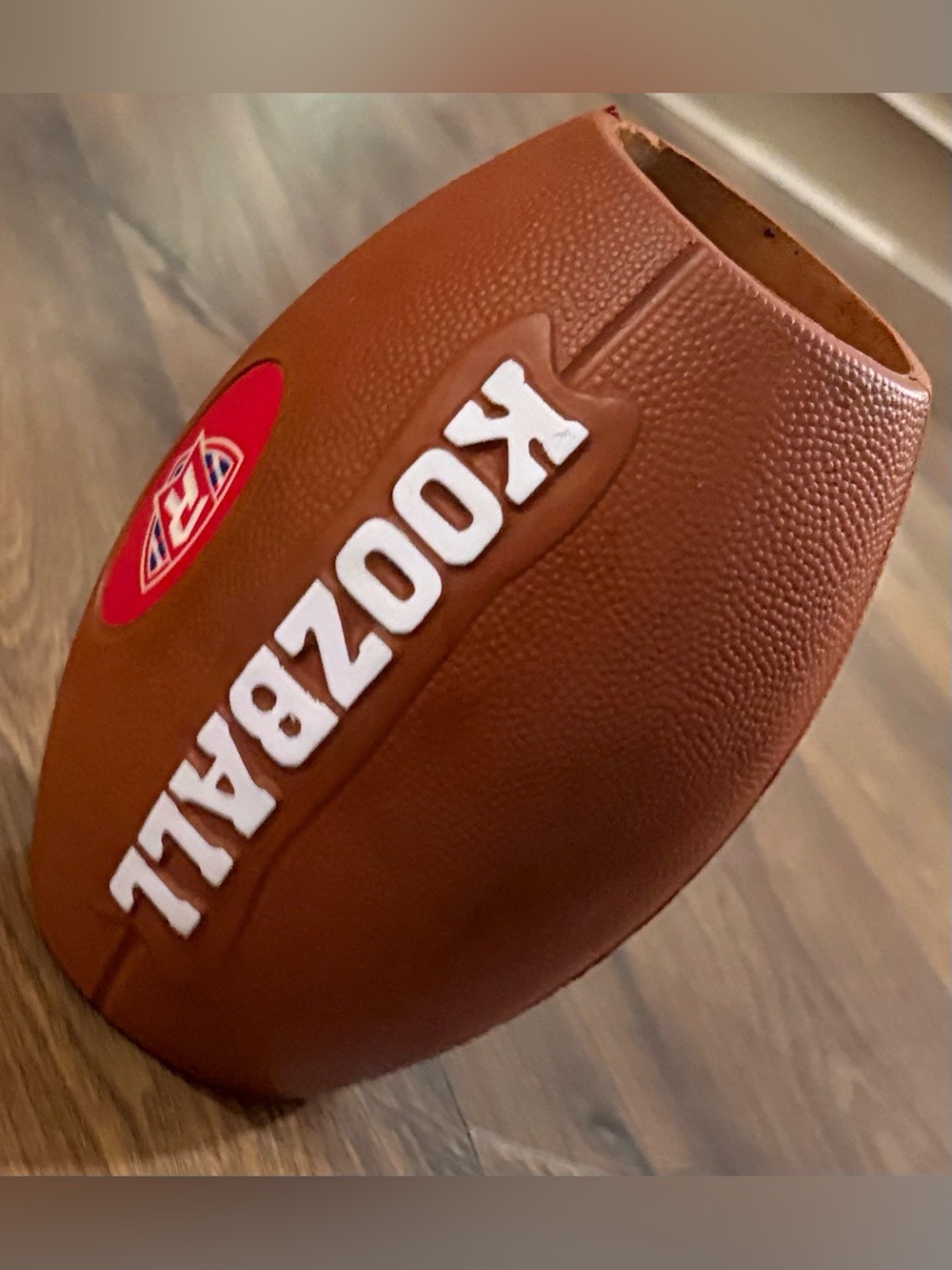 Koozball Foam Koozie Football - Brown